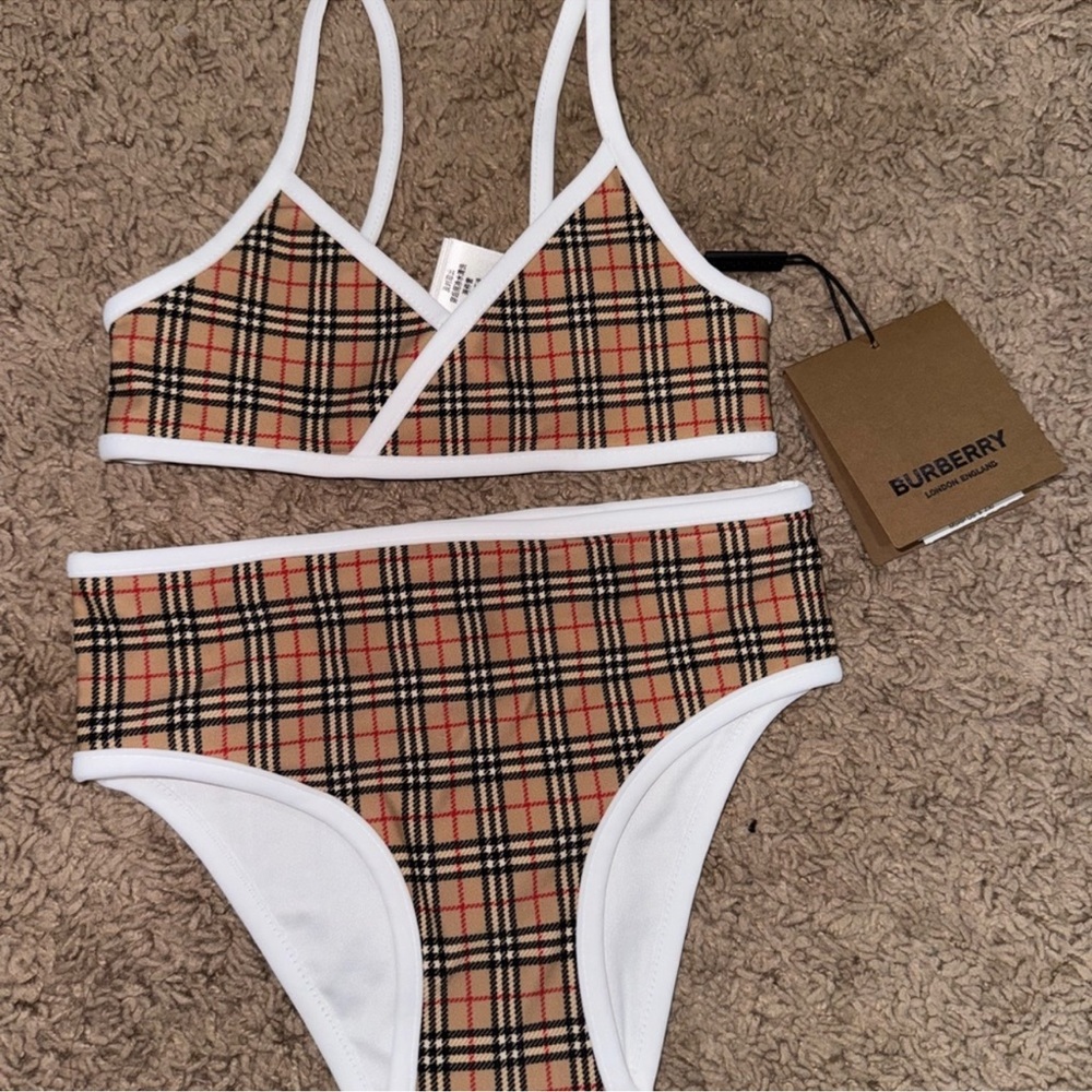 Girls burberry swimsuit 4Y